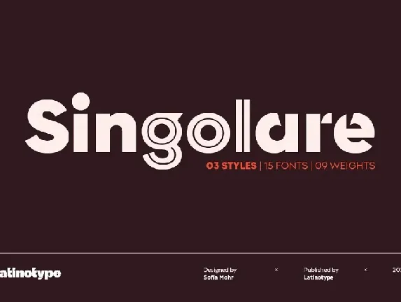 Singolare font