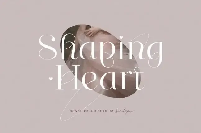 Shaping Heart Serif font