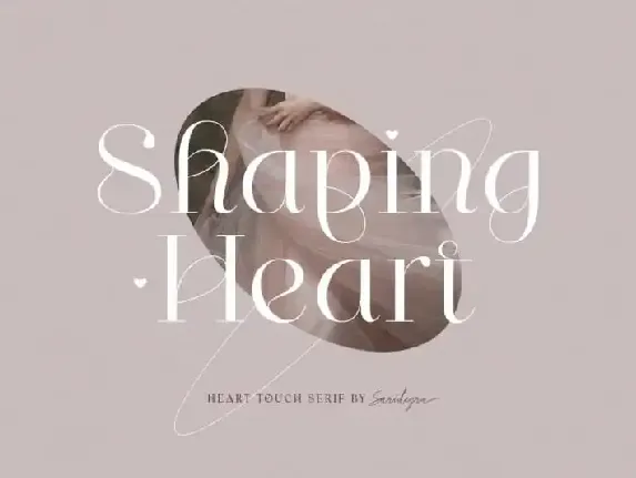 Shaping Heart Serif font