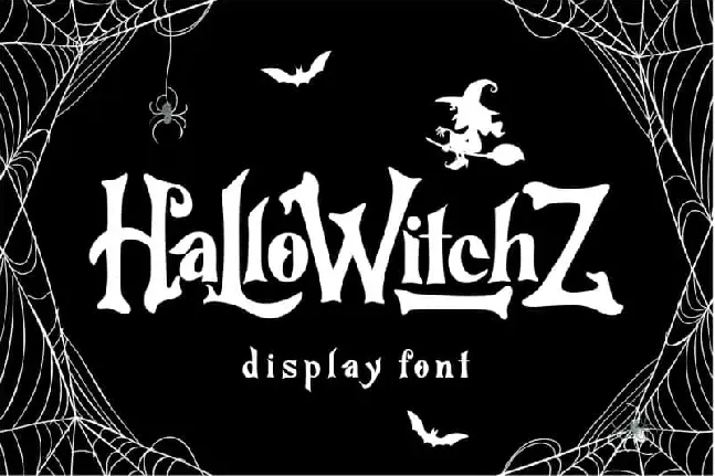 HalloWitchZ Display font