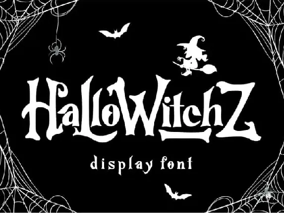 HalloWitchZ Display font