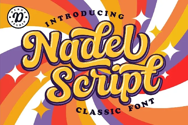 Nadel Script font