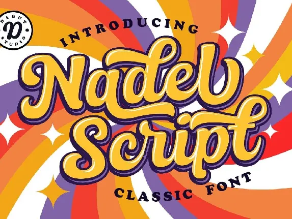 Nadel Script font