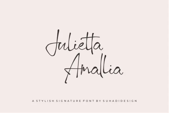 Callietta font