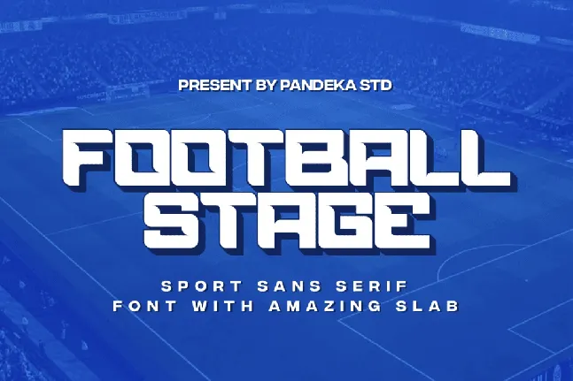 Football Stage DEMO font