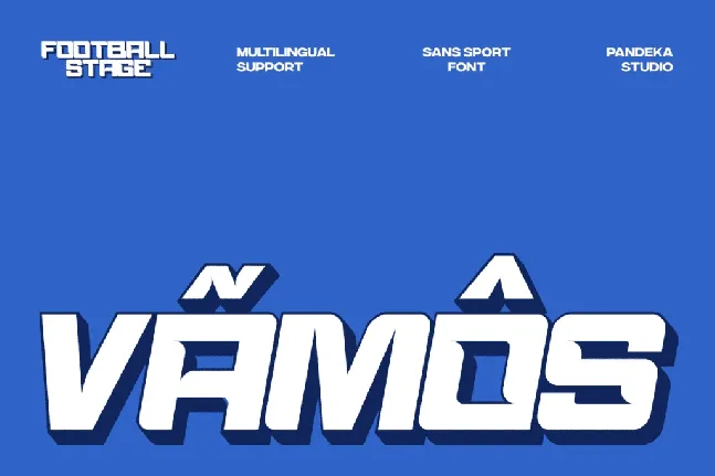 Football Stage DEMO font