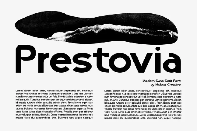 Prestovia font