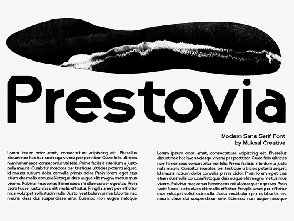 Prestovia font