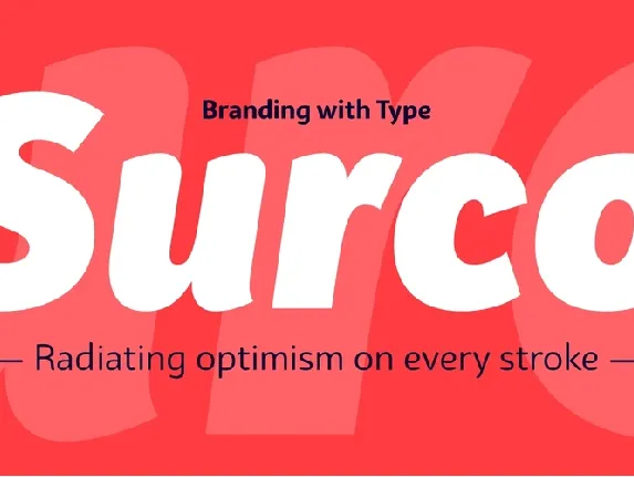 Bw Surco font