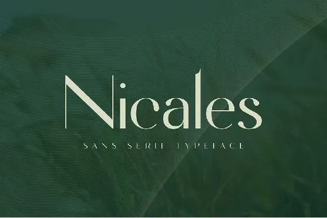 Nicales font