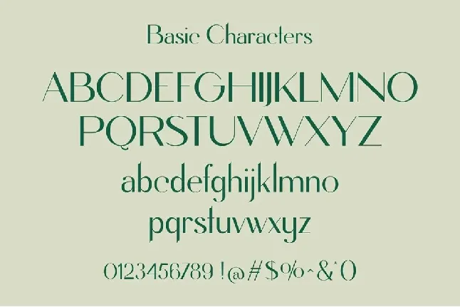 Nicales font