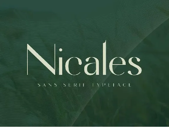 Nicales font