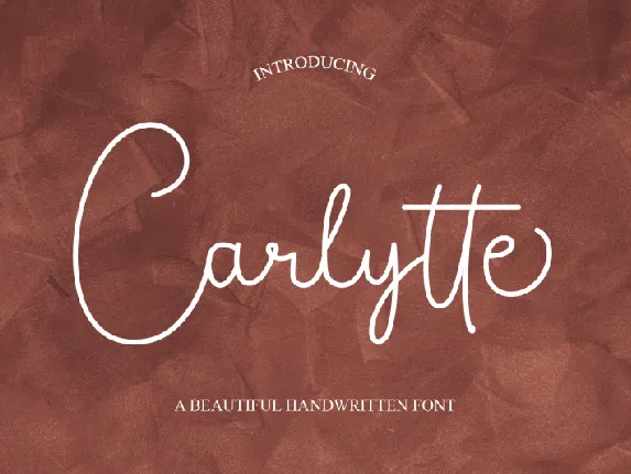 Carlytte font