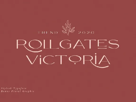 Rollgates Victoria font