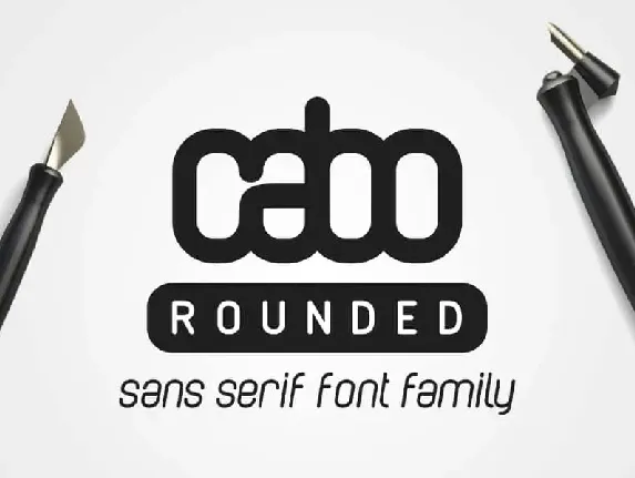 Cabo Rounded Family font