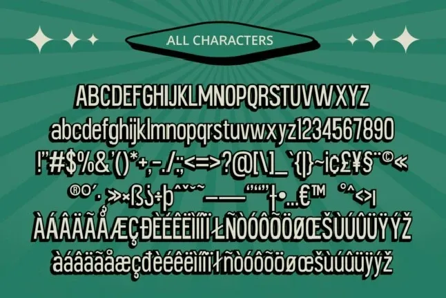 Robine 3D font