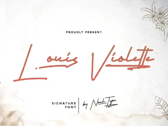 Louis Voulette Demo font