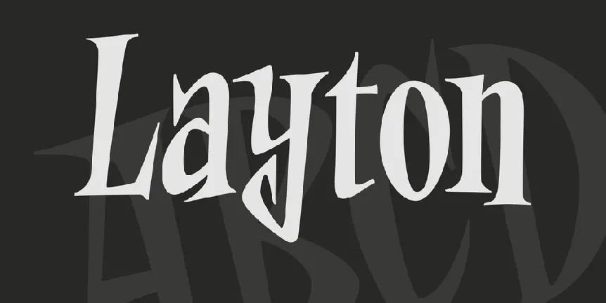 Layton font