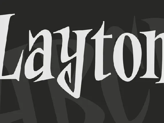 Layton font