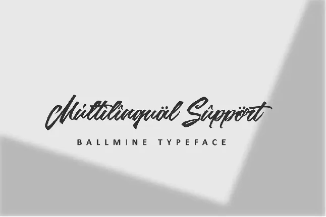 Ballmine font