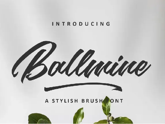 Ballmine font