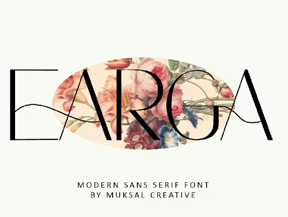 EARGA font