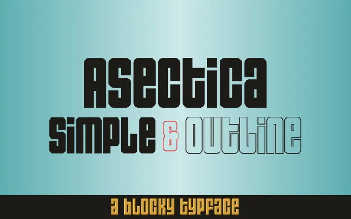 Asectica Demo font