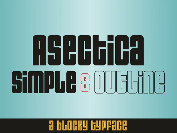 Asectica Demo font