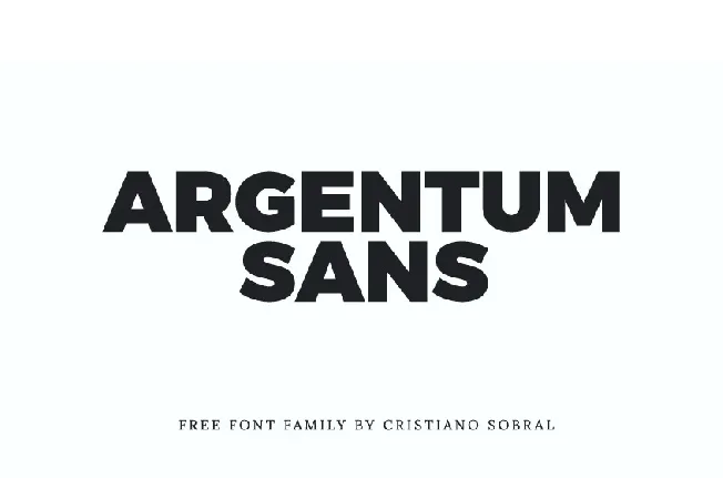 Argentum Sans Family font