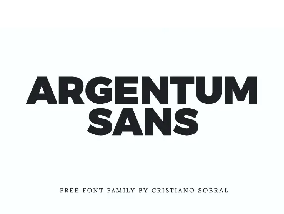 Argentum Sans Family font