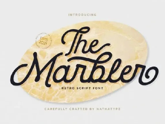 The Marbler font