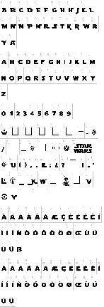 Star Jedi Free font