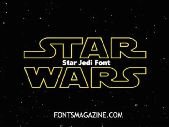 Star Jedi Free font