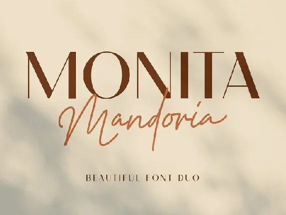 Monita Mandoria Duo font