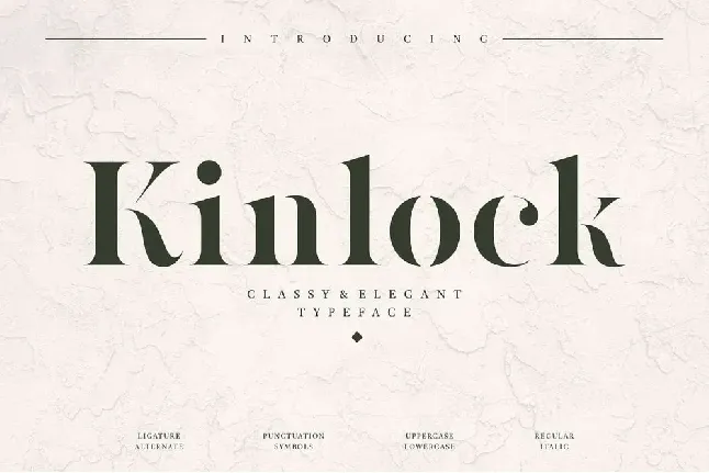 Kinlock font