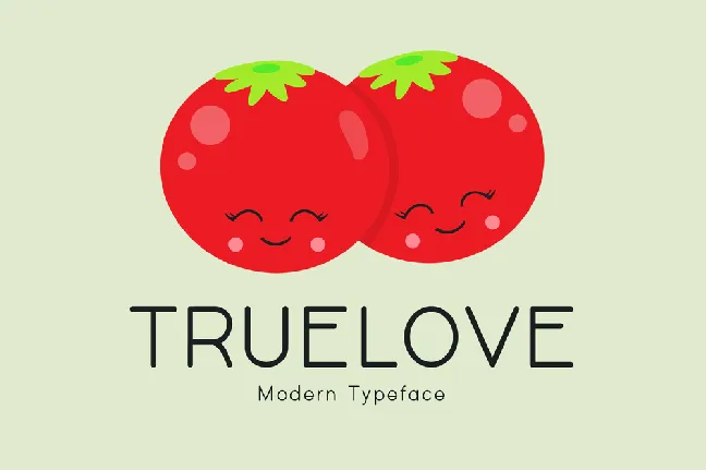 Truelove font