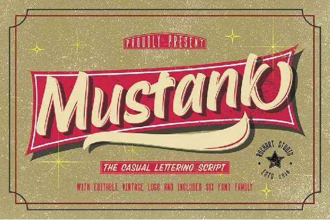 Mustank font