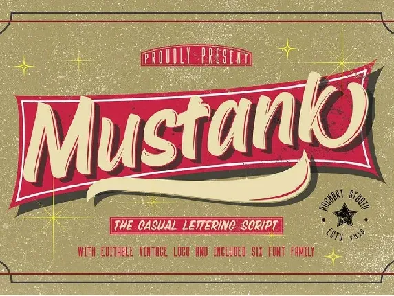 Mustank font