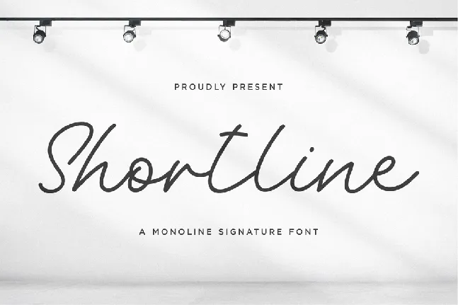 Shortline font