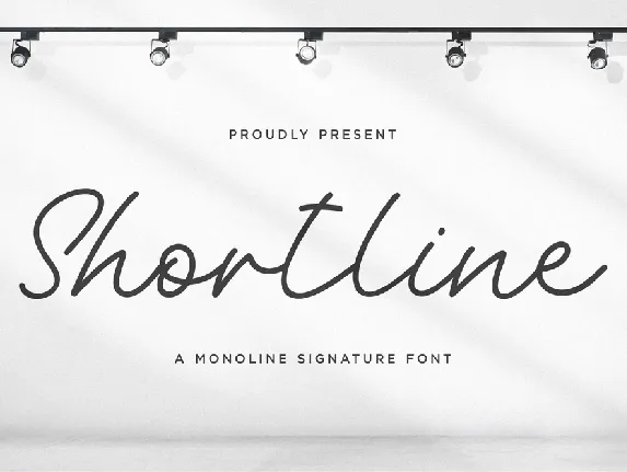 Shortline font