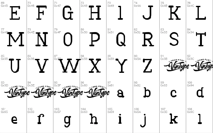 Winwriter Demo font