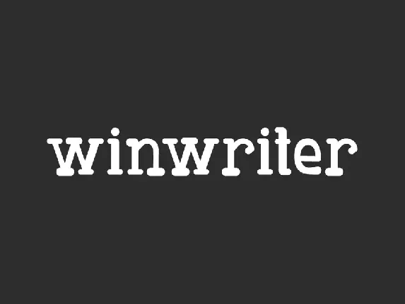 Winwriter Demo font