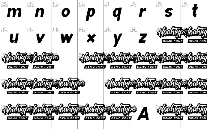 Black Bolder Demo font