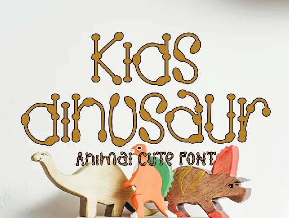 Kids Dinosaur font