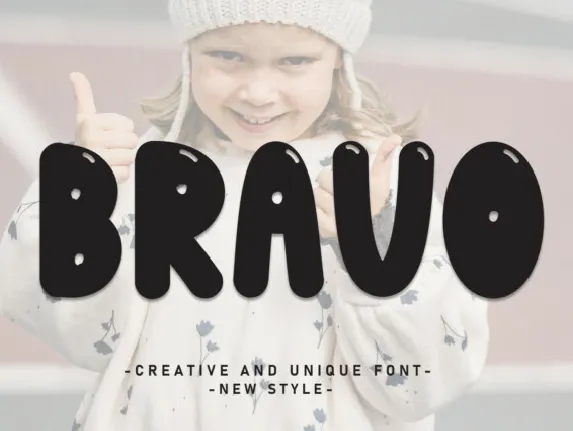 Bravo Display font