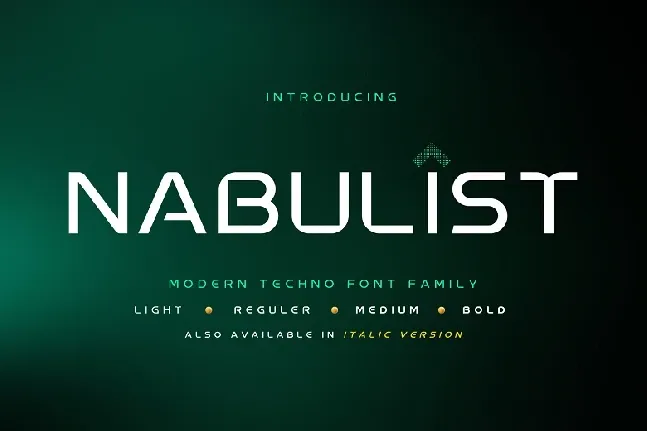 Nabulist Family font