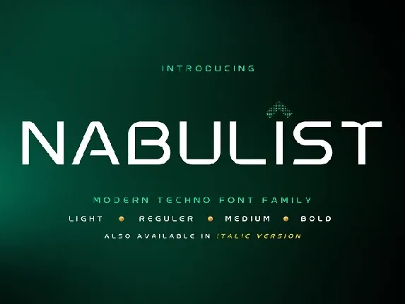 Nabulist Family font