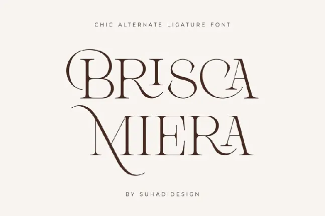 Brisca Miera font