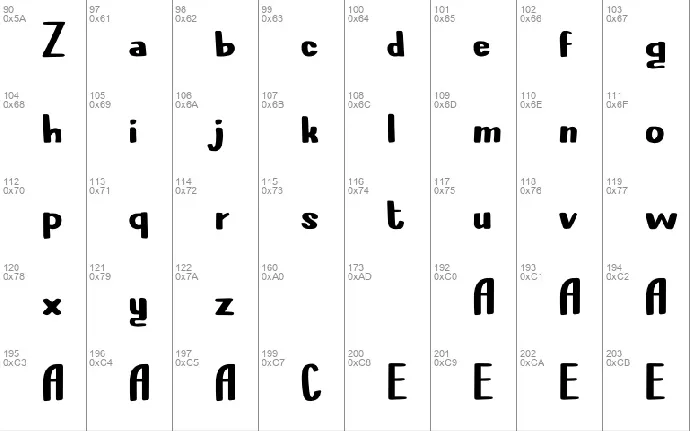 LumoSCWfree font