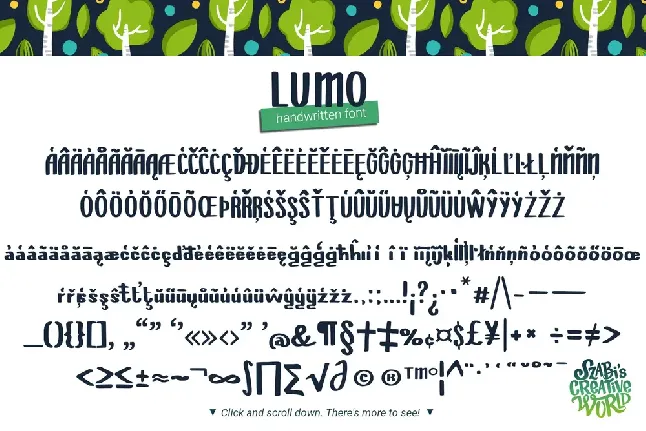 LumoSCWfree font